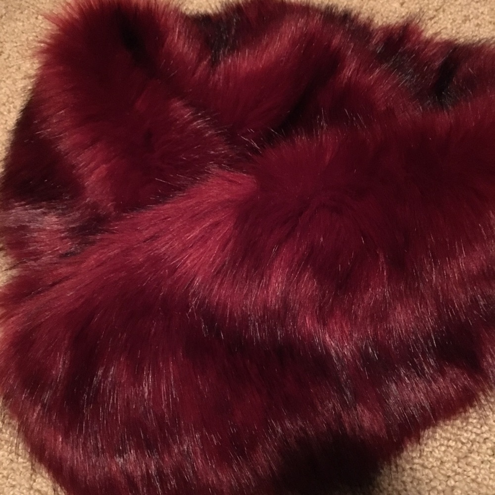 Jayley (popular brand on ASOS) red fur